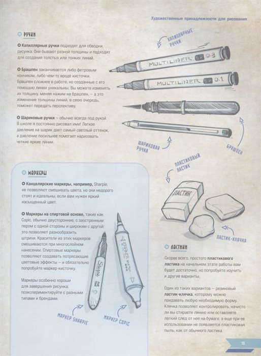 Энциклопедия Руководство по рисованию фэнтези. От черновика до готового персонажа фото 4