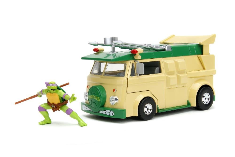 Фигурка Машинка с Фигуркой Черепашки-Ниндзя TMNT HWR Party Wagon with Donatello 34529 фото 7
