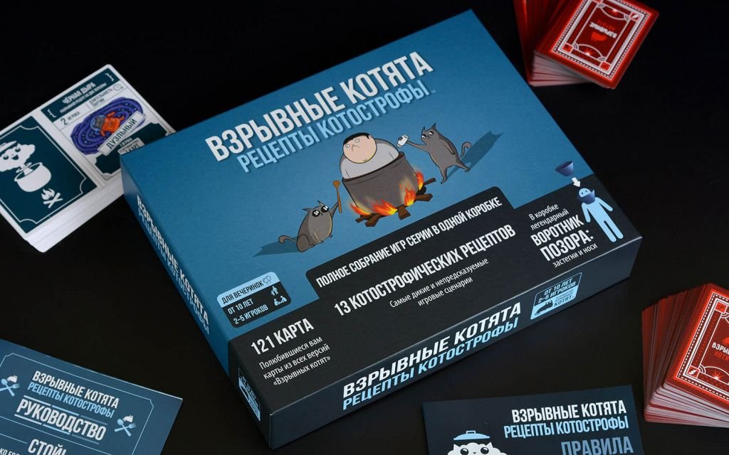 Настольная игра Взрывные котята: Рецепты котострофы фото 5