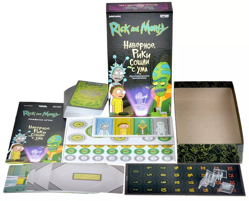Настольная игра Рик и Морти: Наверное, Рики сошли с ума фото 2