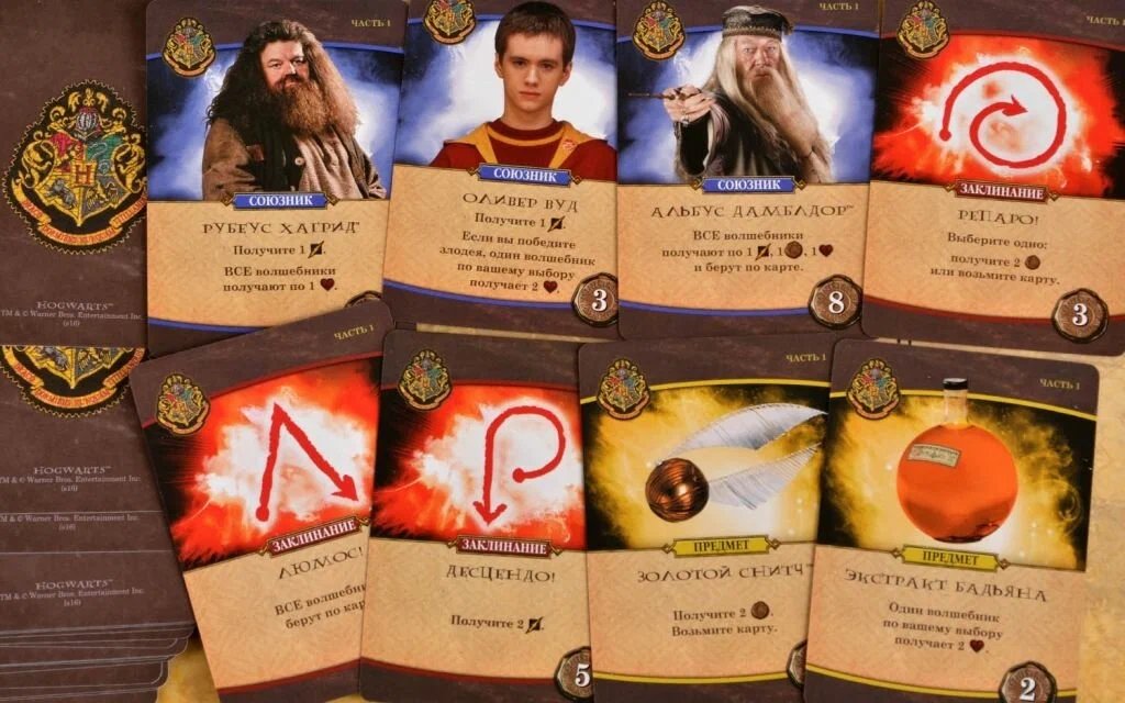 Настольная игра Гарри Поттер: Битва за Хогвартс фото 5