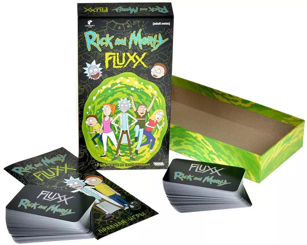 Настольная игра Fluxx: Рик и Морти фото 1