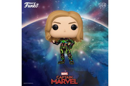 Фигурка Фигурка Funko POP! Bobble: Marvel: Captain Marvel: Captain Marvel w/Neon Suit 43964 фото 1