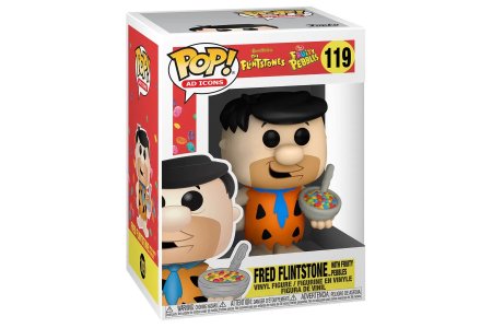 Фигурка Funko POP! Ad Icons Flintstones Fruity Pebbles Fred Flintstone w/Fruity Pebble (119) 53859 фото 1