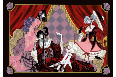 Артбук CLAMP COLOR KURO, официальные иллюстрации с выставки CLAMP фото 4